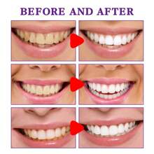 30ml Purple Whitening Toothpaste For Removing Stains And Yellowing Teeth,Eliminating Bad Breath,Personal Care Cleaning Toothpaste,Care For Gums,Travel Portable, Home Whitening, Deep Clean Formula For Fresh Breath