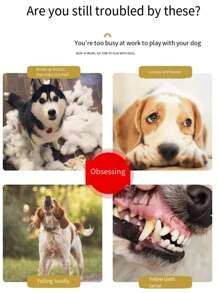 1pc 5-Color Cute Triangular Cat/Dog Lover Gift And Dog/Cat Mom Love Pet Toy, Silicone Chewing Toy For Dog Lover And Dog Mom Love & Cat Lover And Cat Mom Love Teeth Grinding And Boredom Relief, Non-Tipping 3-Leg Design For Small/Medium Cat/Dog Lover Gift And Dog/Cat Mom Love Pets - Multicolor - View 6