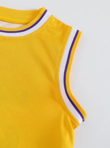 [Wykonane na zamówienie] 2-częściowy zestaw odzieży sportowej do codziennego treningu, odprowadzający wilgoć, odpowiedni do koszykówki, sportu, codziennego noszenia, z niestandardową nazwą i numerem