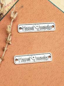 10Pcs Metal Vintage Label DIY Bag Clothes Hat Sewing Label Clothing Accessories Retro Silvery Bronze Alloy Label Bag DIY Accessories Hand Made Letter Labels Buttons Alloy Pendant Tags Button For DIY Jewellery Making Sewing Clothing Decoration,Metal Buttons Label Charm Pendant DIY Craft Handmade Making Accessories Craft Decorations Handmade Clothing Accessories Decor DIY Handmade Clothes Labels,DIY Jewelry Accessories Pendant - Multicolor - View 3