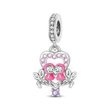 1 件镀银姐妹爱摇摆姐妹花女朋友模型包友谊厚礼物时间承诺幸运派对珠子串珠适合原创蛇手链项链手链串珠 DIY 珠宝制作奢华礼物送给好朋友 - PAC1450 是 - 查看 15