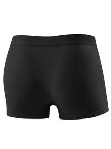 4pcs Men's Solid Color Comfortable Simple Style Briefs Underwear