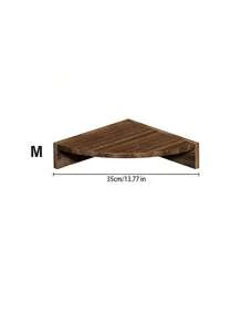 1Pc/3Pcs Corner Wall Shelf, Floating Corner Shelves For Wall, Corner Shelf, Corner Shelf Stand, Shelving Units And Storage, Live Edge Floating Shelves, Rustic Wood Wall Storage Display Shelves For Living Room Bedroom Bathroom Kitchen Gifts Birthday Graduation - Brown - View 11