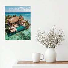 Abstract Seascape Canvas Painting