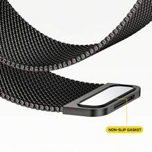 1 PIEZA Correa de bucle milanes compatible con Huawei Watch FIT 3, correa magnética de acero inoxidable compatible con accesorios de reloj inteligente Fit3