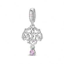 1 件镀银古典花朵装饰秘密钥匙大耳朵复古灵蛇绿色魅力灵蛇盾珠吊坠适合 DIY 珠宝制作原创手链项链珠子女士珠宝生日礼物妈妈女儿女友情人节纪念礼物