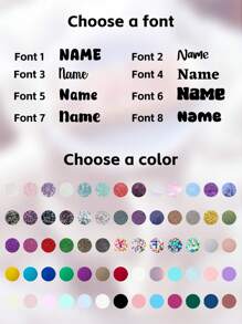 1pc For Water Cup Lid Nameplate And Glass Car Cup Nameplate. Personalized Name Tag. Glass Straw Lid Accessories. Custom Lid Name Tag. Handmade Gifts. Halloween And Christmas Gifts For Family, Friends And Lovers - Multicolor - View 3