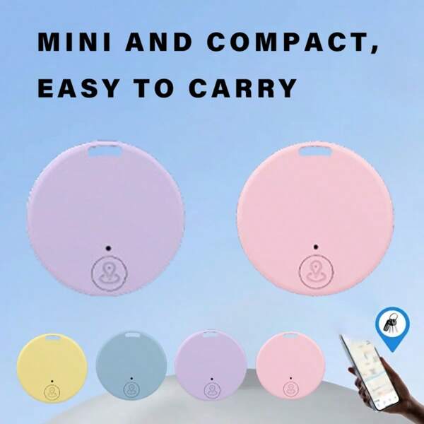 Localizador de llaves inteligente de color caramelo, 2025 nuevo rastreador GPS anti-pérdida para mascotas: Rastreador de equipaje inalámbrico, localizador GPS para mascotas y niños, dispositivo anti-pérdida para coche/cartera/bolso, regalo ideal para novio, novia, Día del Presidente, Navidad, Año Nuevo, San Valentín, Pascua, sorpresas de cumpleaños - ¡Nunca talla grande perderás tus objetos de valor!