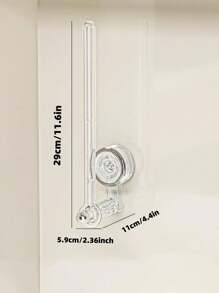 1pc Suction Cup Kitchen Towel Holder, For Home Use, No Drilling Required, Maximizes Countertop Space