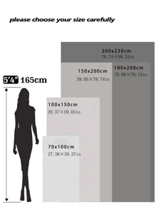 1pc Kids Solid Color Minimalist Flannel Blanket, Warm & Convenient, Soft & Comfortable, Machine Washable, Bedding Decor, Holiday Gift - Blue - View 2