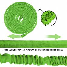 Vandise Garden Hose 200ft Expandable Garden Hose, Flexible Garden Hose With 7 Function Nozzle, 3/4", 1/2" Fittings, Lightweight Expanding Water Magic Hose For Gardening Expands 3 Times, Heavy Duty Garden Hose Outdoor, 3 Times Expanding, Flexible Magic Lightweight Watering Hose Pipe With 7 Function Spray Gun, Solid Brass Fittings, Easy To Use, For Gardening Car Washing Pet Bathing Green, Blue, Black - Green - View 8