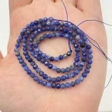 1 Strand Approax 3mm Round Faceted Natural Stone Nice Cutting Gemstone Bead Crystal Agate For DIY Jewelry Making Bracelet Necklace - 3mm Faceted Stone - View 26