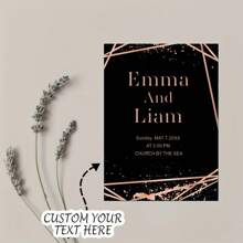 45/90pcs Custom Wedding Labels - Personalized Name & Return Address Stickers, Large White Glossy Envelope Seals With Elegant Floral Design For Weddings & Events - Multicolor - View 10