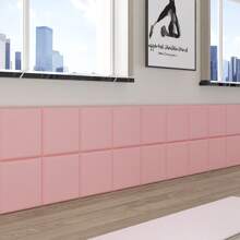 Cycleader 10片装北欧ins风格轻奢浮雕墙板3d立体纹理软包墙贴即撕即贴防撞墙贴pu皮革墙贴墙纸可裁剪可撕可弯曲易粘贴易保养送礼生日毕业房间装饰家居装饰墙面装饰浴室装饰卧室装饰房间装饰用品客厅装饰家居装饰客厅墙面艺术墙纸贴纸个性贴纸 - 彩色 - 查看 9