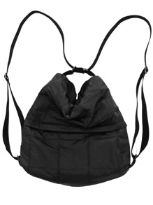 3 In 1 Puffer Bag: Shoulder, Crossbody And Backpack - Blendibox - Black - View 3