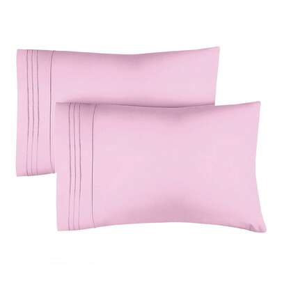 Hotel Quality Microfiber Pillowcase Covers - Set Of 2
