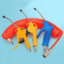 1pc High-Pressure Air Duster Gun, Dust Blowing Air Pump Spray Gun With Extended Nozzle, Suitable For Industrial Processing, Equipment Dusting, Automotive Interior And Engine Cleaning