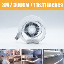 1pc, 1m/2m/3 Meters/5m/10m Portable Touch Control, Button Control, Cool White/Warm White LED Strip Light, USB Powered, LED Light Bar For TV Backlight, Home Room, Living Room Decoration - White - View 17