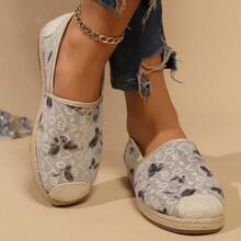 Lightweight, Comfortable, Versatile New Slip-On Women Shoes, Breathable, Color-Blocking, Flat Loafers