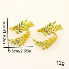 Anillo para servilleta con diseño de haz de trigo de la nueva cosecha de arroz, decoración para vajilla de restaurante occidental de hotel para el hogar, cocina, dormitorio, sala de estar, comedor, accesorios de decoración del hogar, caja decorativa, regalo de boda para mujer, artículo imprescindible para viajes de verano y festivales