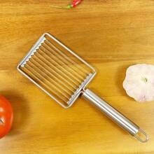 Stainless Steel Tomato Slicer - Manual Vegetable & Fruit Cutter, Egg Slicer, Kitchen Tool For Perfect Slicing And Dicing, Ideal For Salad, Sandwich And Breakfast Preparation, Manual Slicer | Modern Kitchen Gadget | Construction, Vegetable Cutter
