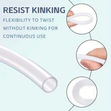 水族箱空气管，直径 4-25 毫米，长度 3-30 米，硅胶透明空气软管 - 柔性空气软管，适用于珊瑚缸空气泵 - 無色 - 查看 4