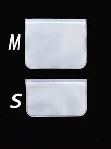 5 Pièces Sacs De Rangement D'aliment Réutilisables - Sacs De Congélateur Sans Silicone,rangement D'aliment Réutilisable De Sacs Organisateurs Résistants Aux Fuites Pour La Viande, Fruits Légumes