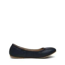 Women's Slip On Round Toe Ballet Flats Pumps Shoes - Blue - View 7
