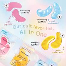 Grace  Stella Award Winning Under Eye Mask - Travel Essentials - Birthday Gifts For Women - Gel Eye Patches For Dark Circles, Puffy Eyes, Wrinkles, Undereye Bags - Vegan - Self Care (24 Pairs, Gold) - Gift Set (12 Pairs) - View 6