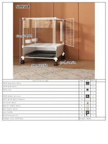 Jaula para aves para uso doméstico, pajarera, para periquito perlado, loro, munia, periquito cabecirrojo, Burung Manyar, jaula de hierro anti-salpicaduras, nido de aves, aviario