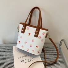 New Fashion Women Handbag Bucket Shape Shoulder Bag Crossbody Bag Texture
