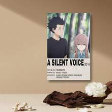 Framed A Silent Voice Anime Canvas Poster - Wall Art For Bedroom, Living Room, Or Hallway Decor - Perfect Gift Idea, Perfect For Room Decor