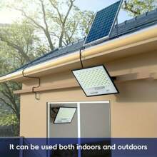 Outdoor Solar Street Lights With Remote Control, Featuring Human Sensing And Smart Light Control, IP67 Waterproof, Suitable For Long-Lasting Illumination In Gardens, Garages, Warehouses, Pool Areas, And Farms.