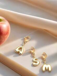 可爱泡泡字母可爱项链吊坠包吊坠-幸运吊坠、可爱嘻哈风格首字母、字母 A-Z、闪亮合金包和背包吊坠-生日和特殊场合的完美礼物、钥匙圈包背包吊坠汽车吊坠女士和女孩的礼物、钱包和手提包配件、情人节礼物、教师节礼物、母亲节礼物。