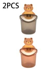 1个带排水孔的牙刷架 - 壁挂式，多功能牙膏牙刷收纳盒，适用于浴室，浴室配件，家居装饰，完美的浴室收纳壁挂式牙刷架，无线浴室整理架，家居浴室装饰，秋季装饰，返校装饰 - 彩色 - 查看 20