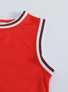 [Zamówienie niestandardowe] 2-częściowy zestaw do ćwiczeń sportowych, szybkoschnący, odpowiedni do koszykówki, ćwiczeń, codziennego noszenia, z numerem i nazwą