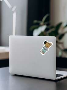 Just A Chill Guy Meme 模切贴纸 - 有趣可爱的人物贴纸，适用于笔记本电脑、水瓶、日记本、Meme 贴纸 - 彩色 - 查看 6