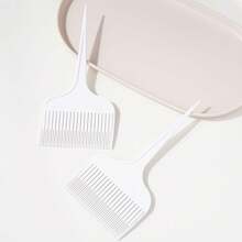 1 pièce/Ensemble de 2 pièces Peigne teinté dégradé, peigne à queue pointue séparateur de cheveux automatique, outil de coloration des cheveux, brosse de teinture des cheveux pour le salon et les soins capillaires personnels