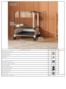 Jaula para aves para uso doméstico, pajarera, para periquito perlado, loro, munia, periquito cabecirrojo, Burung Manyar, jaula de hierro anti-salpicaduras, nido de aves, aviario