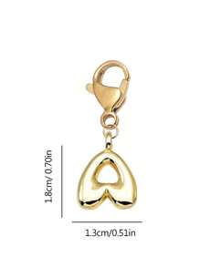 可爱泡泡字母可爱项链吊坠包吊坠-幸运吊坠、可爱嘻哈风格首字母、字母 A-Z、闪亮合金包和背包吊坠-生日和特殊场合的完美礼物、钥匙圈包背包吊坠汽车吊坠女士和女孩的礼物、钱包和手提包配件、情人节礼物、教师节礼物、母亲节礼物。