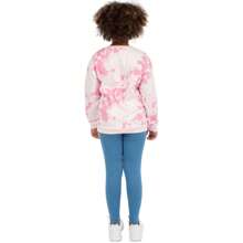 Lilo & Stitch 迪士尼星際寶貝毛衣和緊身褲套裝 | Stitch And Angel 女童運動衫與緊身褲兩件套 |兒童服裝套裝 - 粉色 - 查看 2