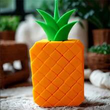 1 件像素菠萝减压玩具，多色塑料，适合办公室减压和节日礼物（圣诞节、新年、万圣节、圣帕特里克节），水果分解 - 彩色 - 查看 2