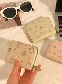 Cute Cartoon Large Capacity Card Holder Women Slim Compact Multi-Card Case Driver License Card Bag Coin Purse For Women Wallet Mini Wallet Purse Wallet Card Wallet - Multicolor - View 6