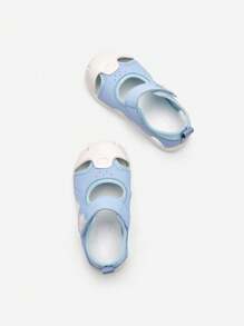 Dép xỏ ngón chống trượt cho bé, thoáng khí - màu xanh băng - Xem 4
