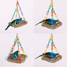 Set da 5 pezzi Giocattoli di addestramento per pappagalli, giocattoli di intelligenza per pappagalli, canestro da basket, anelli impilabili, palline per uccelli, giocattoli per lo sviluppo della masticazione per criceti, giocattoli a forma di tigre per pappagalli, giocattoli di addestramento dell'intelligenza per pappagalli, palla da basket da masticare per pappagalli, mini canestro da basket per scrivania