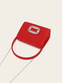 女士水钻首饰 闪亮奢华水钻首饰套装 闪亮项链耳环手链套装 个性天鹅绒手持水钻装饰翻盖手提包宴会包信封手提包婚礼派对