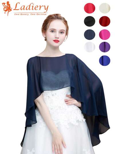 1 pieza Chal de mujer de gasa suave y transparente, chal ligero para envolver y cubrir, adecuado para vestidos de fiesta de noche, bodas y novias