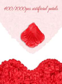 1000/400 Stück Seidenrosen Blütenblätter für Dekorationen, geeignet für Hochzeiten, Partys, Heimdekoration, Streuung von Blütenblättern für romantische Anlässe, Hochzeitszeremonien, Heiratsanträge, Jahrestage