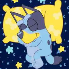 Pyjamas | Bluey Girls' Short Pyjama Set | Kids' PJs - Blue - View 5