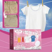 酶洗衣片，用于去除泛黄、咖啡渍和茶渍，泡腾片